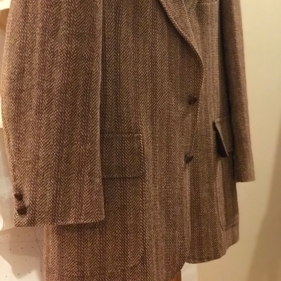 HARRIS TWEED vintage style tailored jacket - Picture 2 of 4